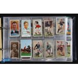 Rugby Cigarette Card Collection (229): Neatly sleeved and ordered in leatherette album, some 230