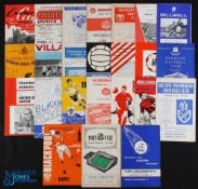 Selection of football programmes 1956/57 Exeter City v Swindon Town (ph), 1957/58 Charlton