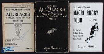 1924-1927 NZ Tour Histories (3): Both the famous and valued s/back accounts of the Invincible All