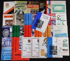 1953-1973 NZ Interest Rugby Programmes (25): NZ v S Africa 1st Test 1956, v The Rest 1953, v France,