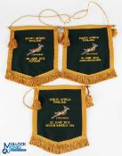 Rare 2012 S Africa v England Series Rugby Pennants Collection (3): The official heavy Springbok