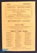 1946/47 FAC Wolverhampton Wanderers v Rotherham Utd. 11 January 1947; fair at best. (1)
