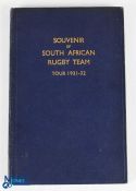 1931 Springbok Rugby Tour to the British Isles Souvenir Book: Popular and attractive, originally