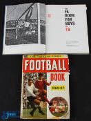1960s Multi Signed Football Annuals, an FA Book For Boys 1966/67 signatures of Jim Baxter, Mick