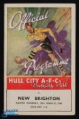 1947/48 Hull City v New Brighton Div. 3 (N) match programme 29 March 1948; fair. (1)