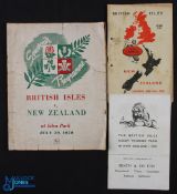 1950 British & I Lions Rugby Programmes (3): Much sought after, the issues for the second & fourth