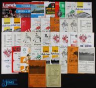 Rugby League Programmes 1948-1983 Leigh, Leeds & York (35): League, Cup & international teams etc to