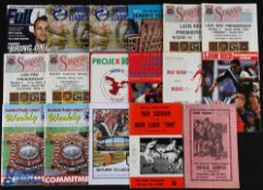 RL 'Down Under' Programme Interest (20): Selection of Club and Representative Programmes & Mags from