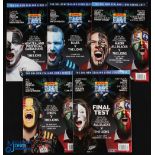 2017 British & I Lions Rugby Programmes (5): The large-format, packed & colourful issues from NZ for