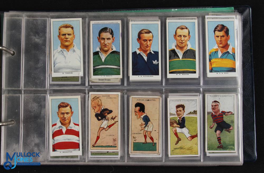 Rugby Cigarette Card Collection (229): Neatly sleeved and ordered in leatherette album, some 230 - Image 5 of 8