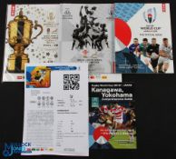 RWC 2019 Rugby programmes etc (3): In Japan, the large packed Official Book of the RWC, plus
