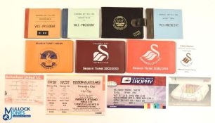 Swansea City Football Club - Four Vice Presidents Season Ticket booklets - 1980/81-1983/84 one