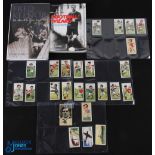 Footballers Caricatures by RIP Cigarette Cards plus books (21) together with Fred Keenor The Man Who