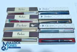Selection of Parker Fountain Pens all in original boxes to include Parker 17 - Parker 51 - Parker