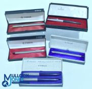 Selection of Parker Fountain Pens all in original vintage boxes to include 6 pens, none having