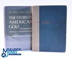 Herbert Warren Wind Golf Books each signed or dedicated to John L B Garcia (2) to incl the