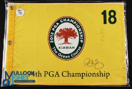 Rory McIlroy 2012 US PGA Champion signed 18th Yellow Pin Flag - 94th PGA Championship Played at