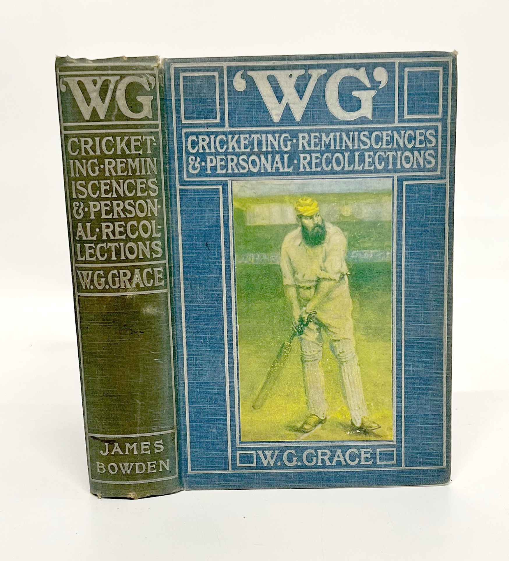 W G Grace Cricketing Reminiscences & Personal Recollections - James Bowden 1899 book, 1st edition,