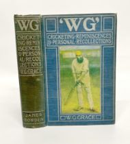 W G Grace Cricketing Reminiscences & Personal Recollections - James Bowden 1899 book, 1st edition,