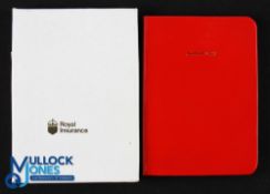 Scarce 1980 Royal and Ancient Golf Club St Andrews Deluxe Leather Rules of Golf Booklet - with