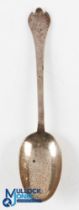 1939 Walton Heath Golf Club Silver Dessert Spoon - silver hallmarked London 1939 stamped with makers