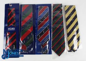 Collection Official Open Golf Championship Merchandise Neck Ties (5) 1997 Royal Troon Open in