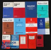 Collection of Royal & Ancient Golf Club St Andrews Rules of Golf Booklets from 26th September 1933