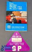 1965 Motor Sport F1 British Grand Prix Silverstone Multi Signed Programme, with signatures of Jackie