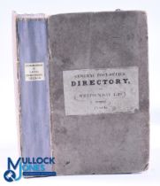1823/24 Early Golf Ball and Clubmakers Directory - Post Office Annual Directory in The Edinburgh and