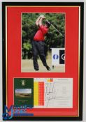 Phil Mickelson 2006 Royal Liverpool Open Golf Championship Signed Display - comprising signed 2006