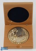 2005 Memorial Golf Tournament Woburn GC Official Starters Gilt Medal - given to Tommy Horton and