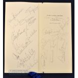 Rare 2002 Ryder Cup Past Players Signed Gala Dinner Menu - held on 27th September at Forest Arden
