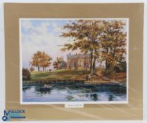 Colin Gibson signed ltd ed colour golf print titled "Malone Golf Club Belfast" signed to the
