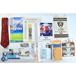 A collection of various Athletics and Olympic Games items - c1970s Olympic Games Tie, 1968 Olympic