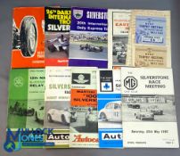 1958-1974 Silverstone Motor Sport Programmes and Tickets: to include a 1958 Daily Express trophy