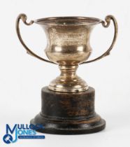 1922 Walton Heath Small Silver Golf Trophy - silver hallmarked London 1921, makers Charles