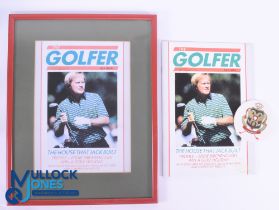 Jack Nicklaus Signed "The Golfer" Monthly Magazine July 1987 - signed to the front cover in ink