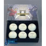 Titleist Golf Ball Boxed Set of 69 Years of Leadership 1932-2001: presentation box of 6 unused