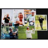 Darren Clark 2011 Royal St Georges Open Golf Champion Signed Press Photographs and Others (6) - to