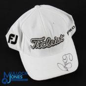 Scarce and Early Rory McIlroy Signed Titleist Golf Cap - personal cap signed in black marker pen