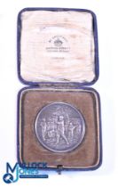 1926 'KGC' 'Scr Medal' Golf Silver Medal with embossed golfer to obverse, the reverse engraved as