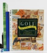 Collection of Pictorial/Illustrated Golf Collectors Reference Books (3) David Stirk "Golf - The