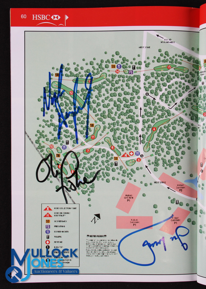 Scarce Tiger Woods 2006 HSBC World Match Play Championship signed programme and signed score card ( - Image 3 of 3