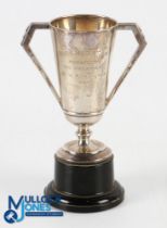 1936 Northam Golf Club (Westward Ho!) Art Deco Silver Trophy - silver hallmark Birmingham 1936 -