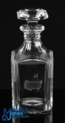 1977 Sam Snead Master Golf Tournament Baccarat Crystal Decanter, from the Sam Snead collection,