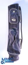 Vintage J B Halley & Co Golf Bag - leatherette with multi pockets - F