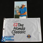 Rory McIlroy The Honda Golf Classic Signed Pin Flag and Press Photograph (2) - played at The PGA