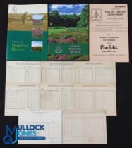 Interesting Collection of Walton Heath Golf Club Ephemera (11) 1958 English Amateur Golf