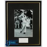 Sam Snead 1946 St Andrews Open Golf Champion Signed Display - to incl b&w press photograph image