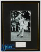 Sam Snead 1946 St Andrews Open Golf Champion Signed Display - to incl b&w press photograph image